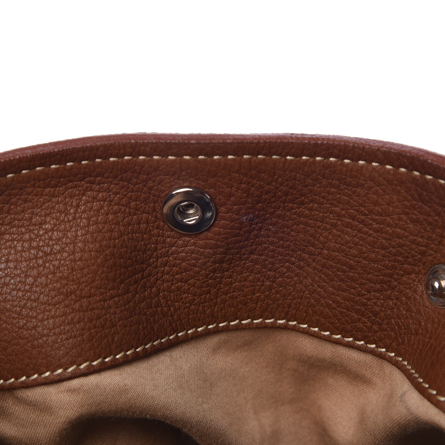 Miu Miu Vitello Daino Tote Brandy 9 of 24