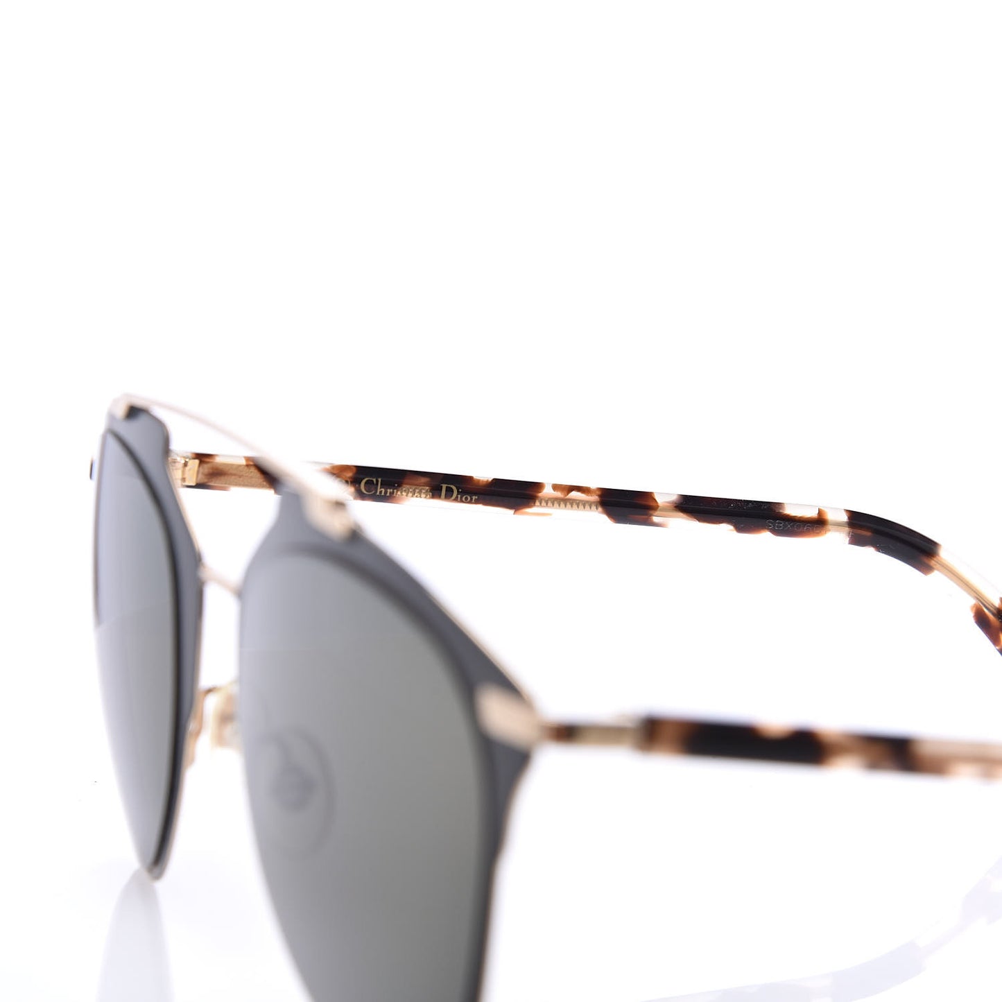 Reflected Sunglasses Black Tortoise