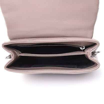 Saint Laurent Calfskin Y Quilted Monogram Toy Loulou Crossbody Bag Mink 7 of 10