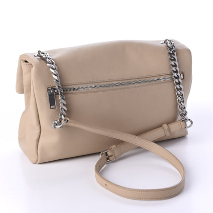 Saint Laurent Grain De Poudre Medium West Hollywood Monogram Fold-Over Nude Powder 3 of 15