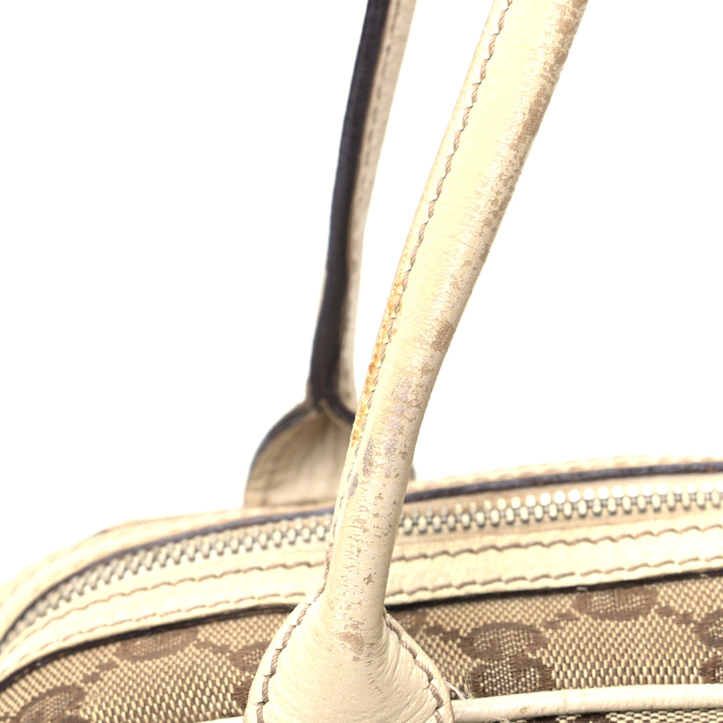 Monogram Small Princy Satchel Off White