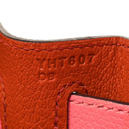 Hermes Evercolor Verso Kelly Retourne 28 Rose D'ete Terre 7 of 13