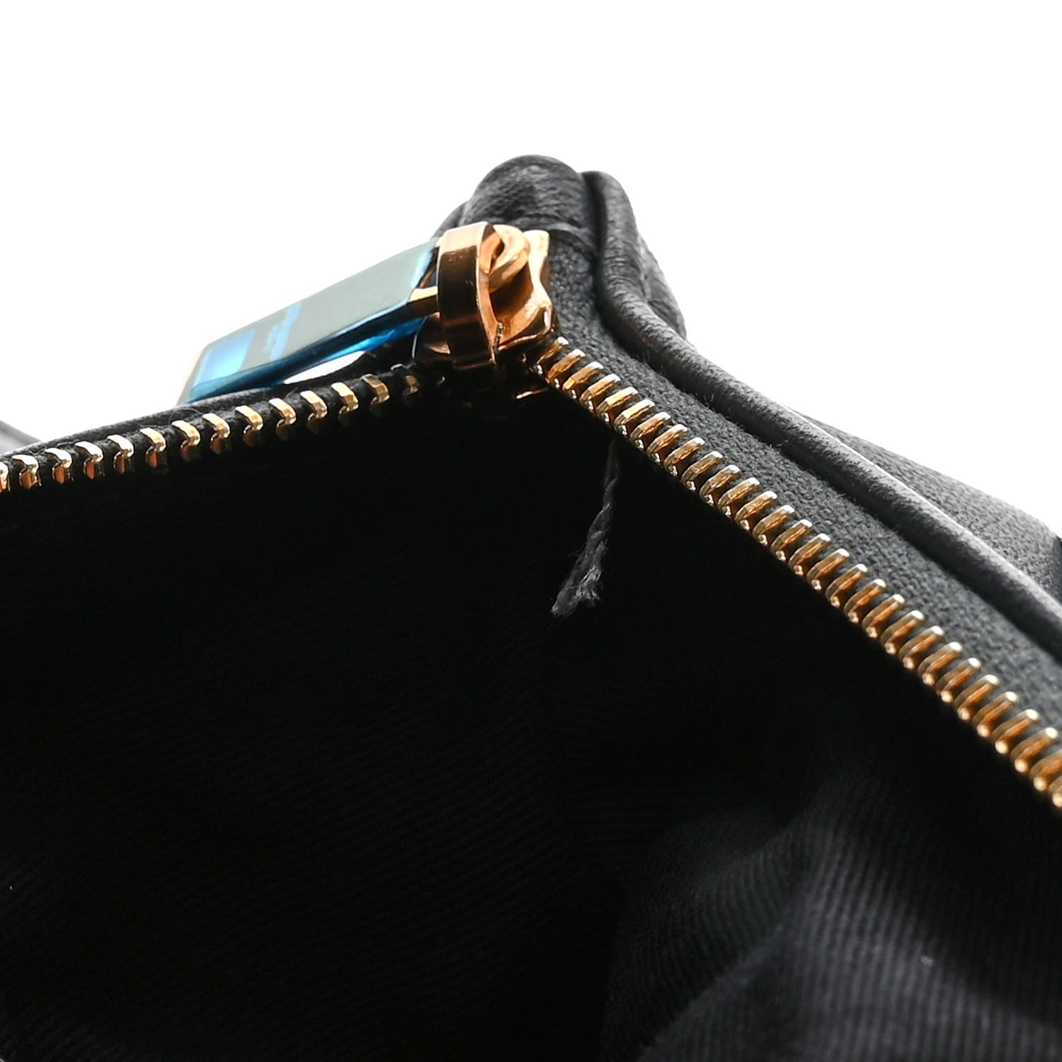 Saint Laurent Lambskin Diamond Quilted Monogram Angie Chain Bag Dark Smog 12 of 12