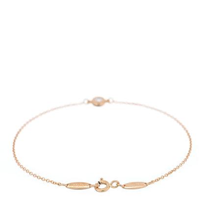 Tiffany 18K Rose Gold Diamond .10ct Elsa Peretti Diamonds by the Yard Bracelet 2 of 3