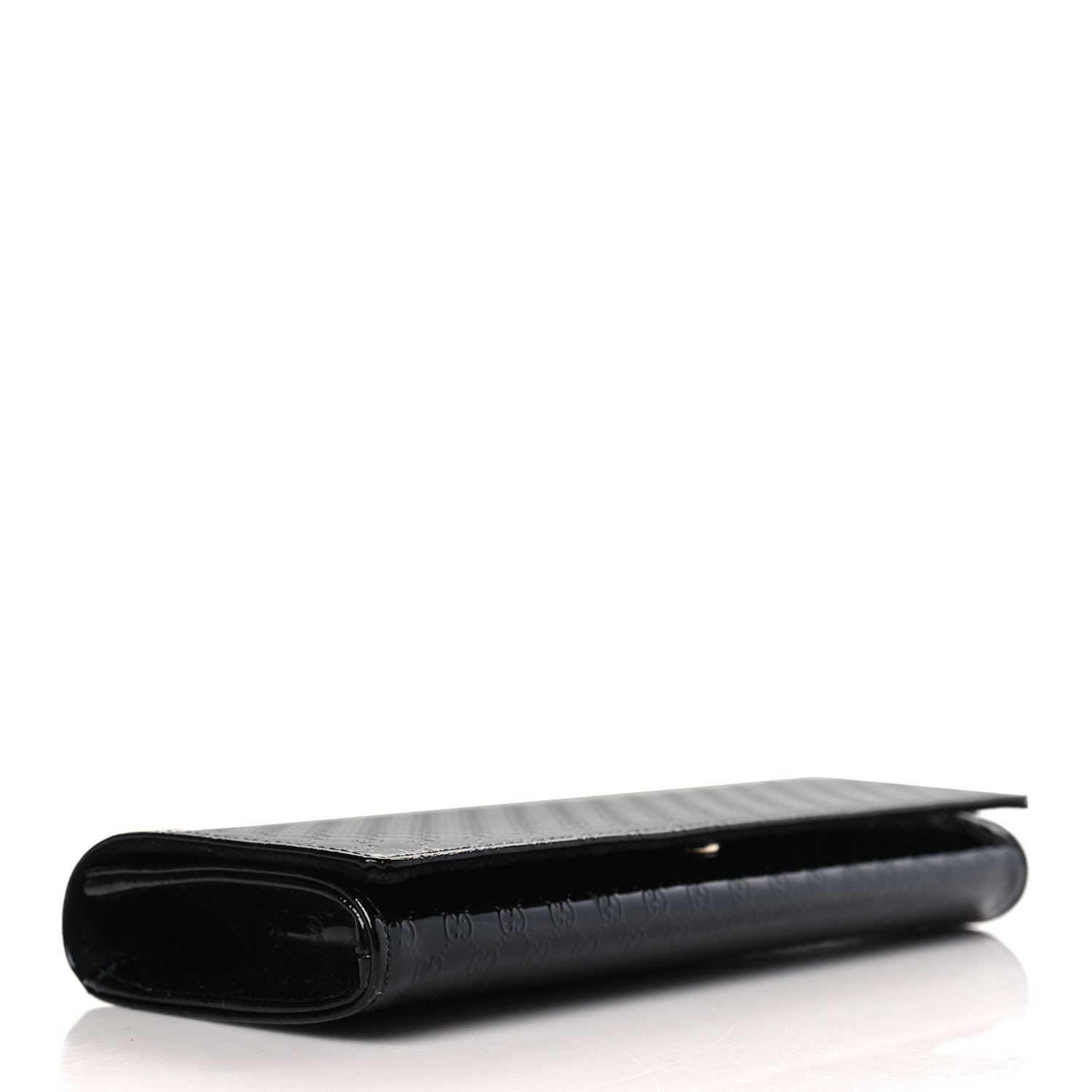 Gucci Patent Microguccissima Small Broadway Clutch Black 4 of 9