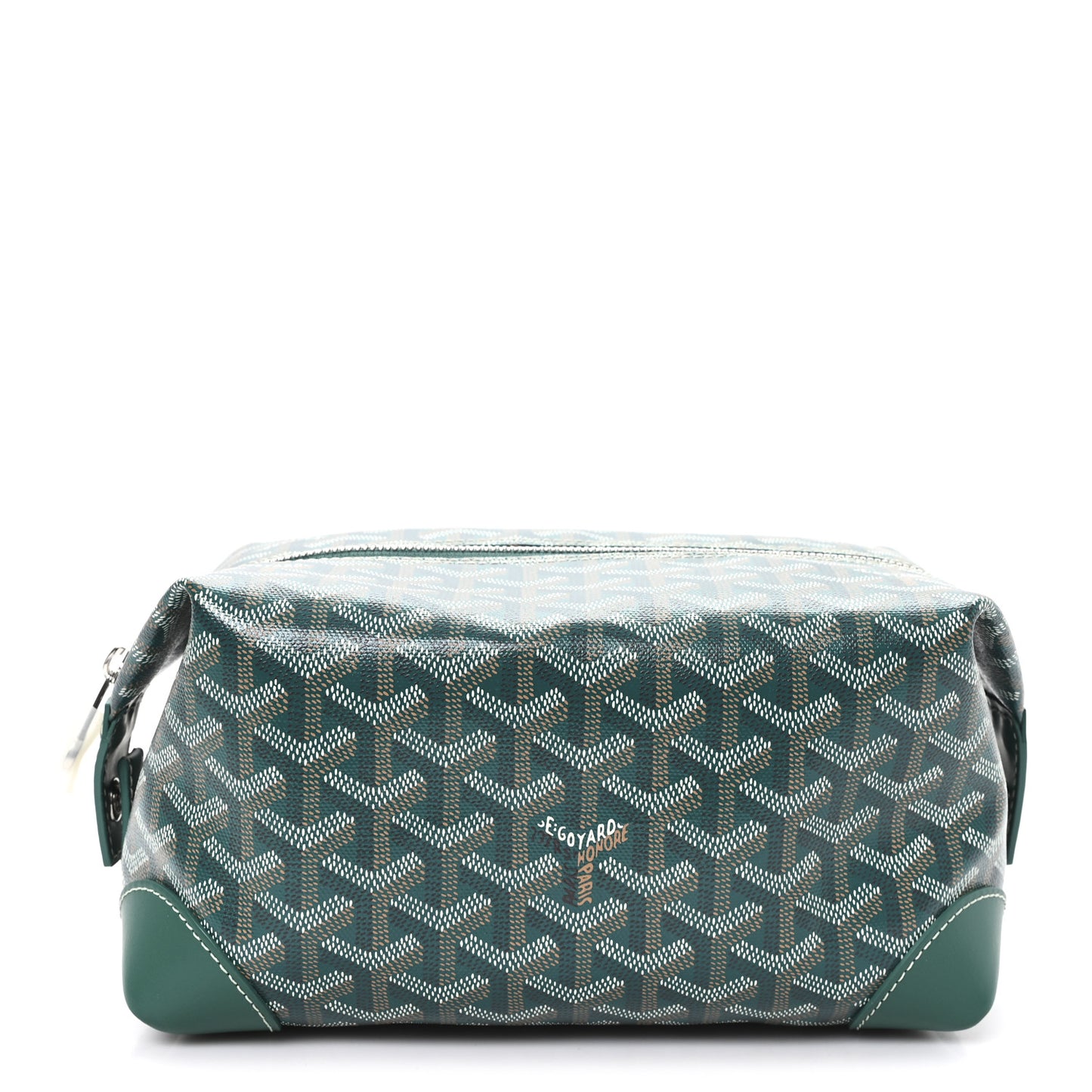 Goyardine Boeing 25 Trousse de Toilette Green