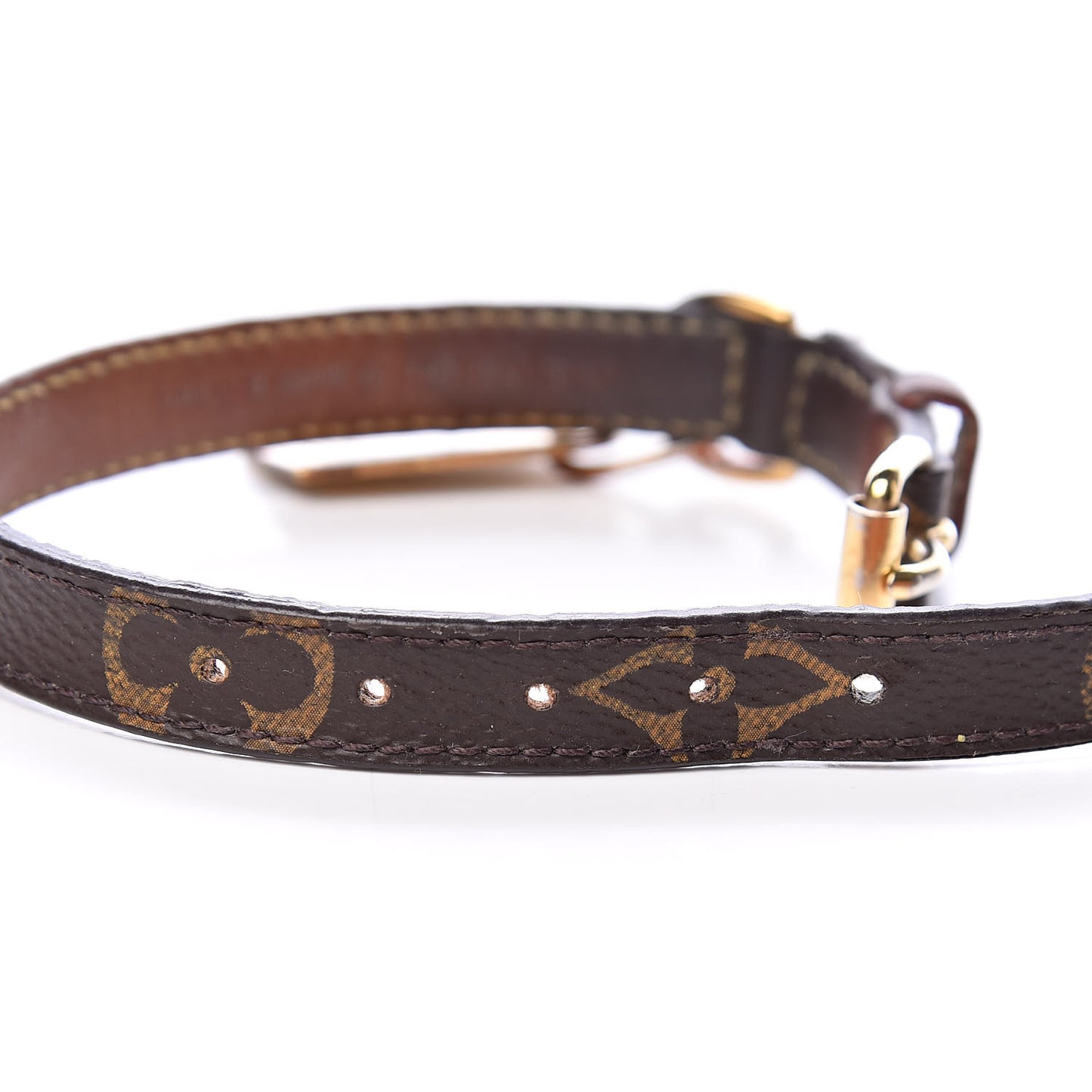Monogram Baxter Dog Collar PM