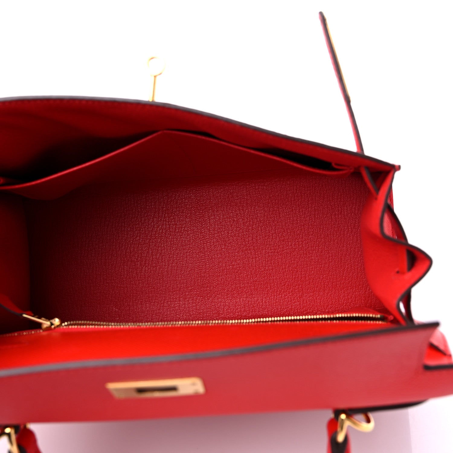 Hermes Epsom Kelly Sellier 28 Rouge de Coeur 5 of 9