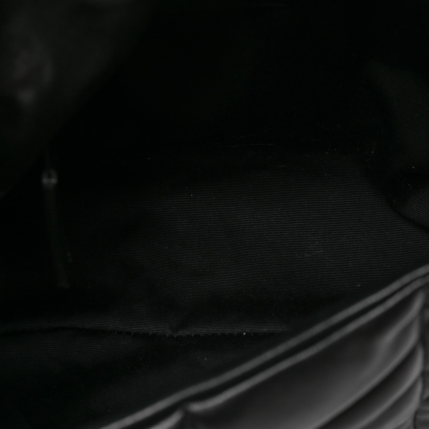 Saint Laurent Lambskin Quilted Monogram Monochrome Small Loulou Puffer Chain Satchel Black 4 of 6