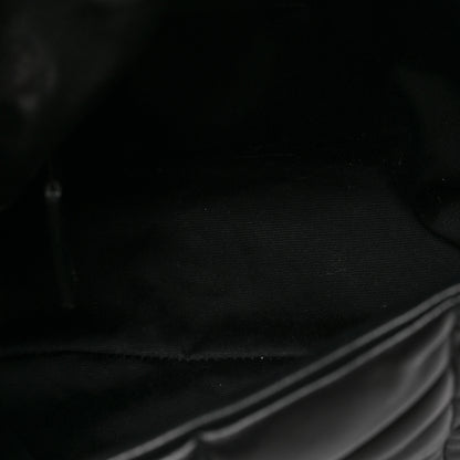 Saint Laurent Lambskin Quilted Monogram Monochrome Small Loulou Puffer Chain Satchel Black 4 of 6