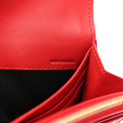 Burberry Haymarket Check Halton Wallet Red 7 of 8