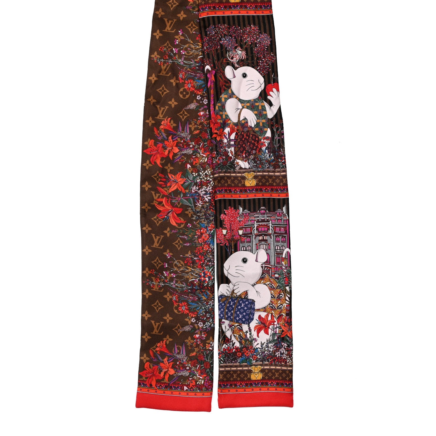 Louis Vuitton Silk Vuittonite Bandeau Ebene 2 of 3