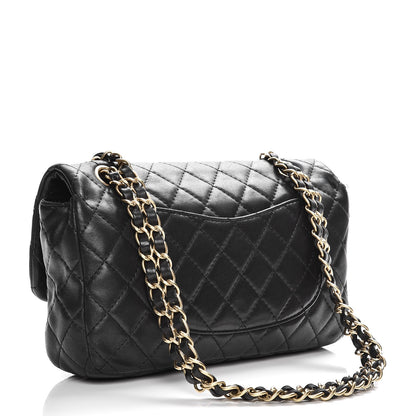 Chanel Lambskin Quilted Medium Precious Jewel Single Flap Black 3 of 8