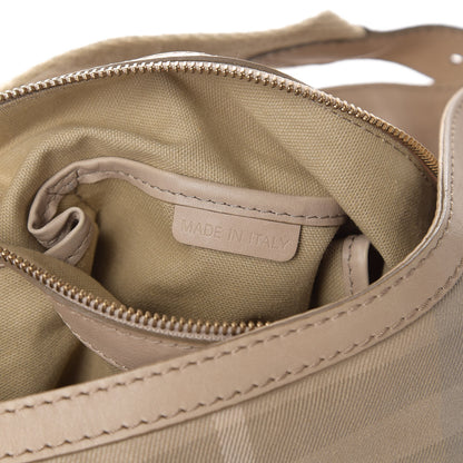 Burberry Canvas House Check Small Parsons Hobo Light Beige 8 of 11