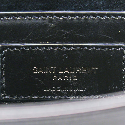 Saint Laurent Lambskin Mixed Quilted Small Monogram Kate Satchel Black 6 of 10