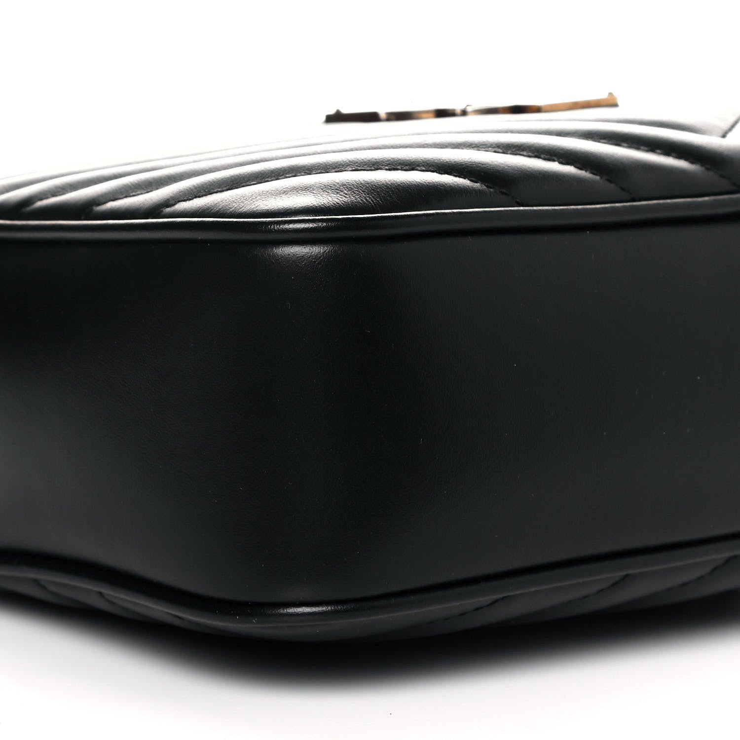 Saint Laurent Calfskin Matelasse Monogram Lou Camera Bag Black 14 of 19