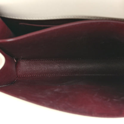 Saint Laurent Grain de Poudre Mini Classic Monogram Cassandra Top Handle Crema Soft 5 of 19