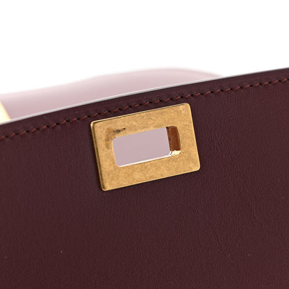 Celine Box Calfskin Medium Classic Box Flap Bag Burgundy 15 of 16