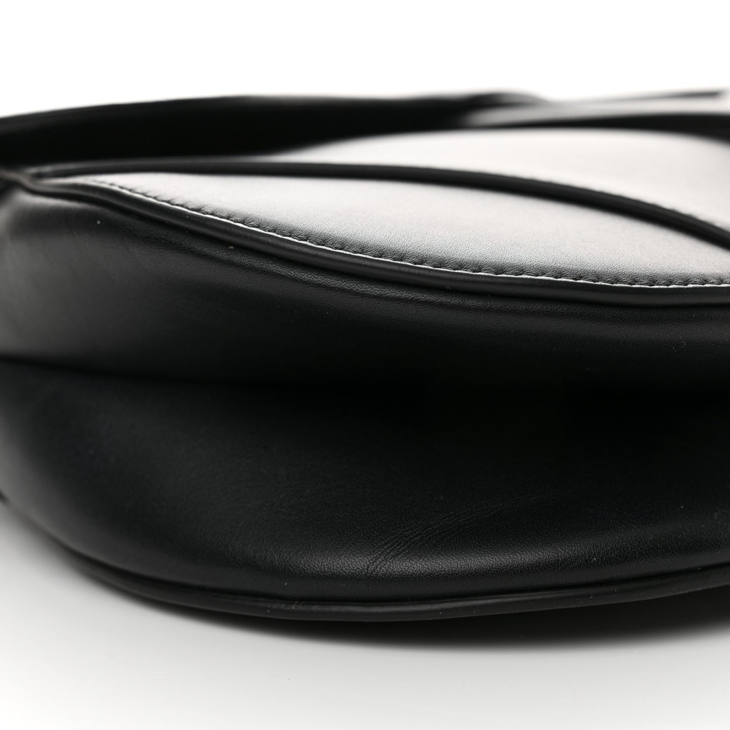 Calfskin Saddle Bag Black