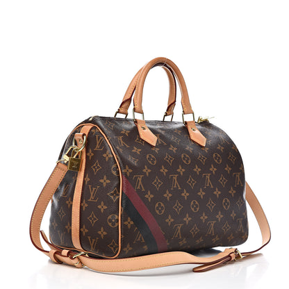 Louis Vuitton Monogram My LV Heritage Speedy Bandouliere 30 Bordeaux Black 3 of 14