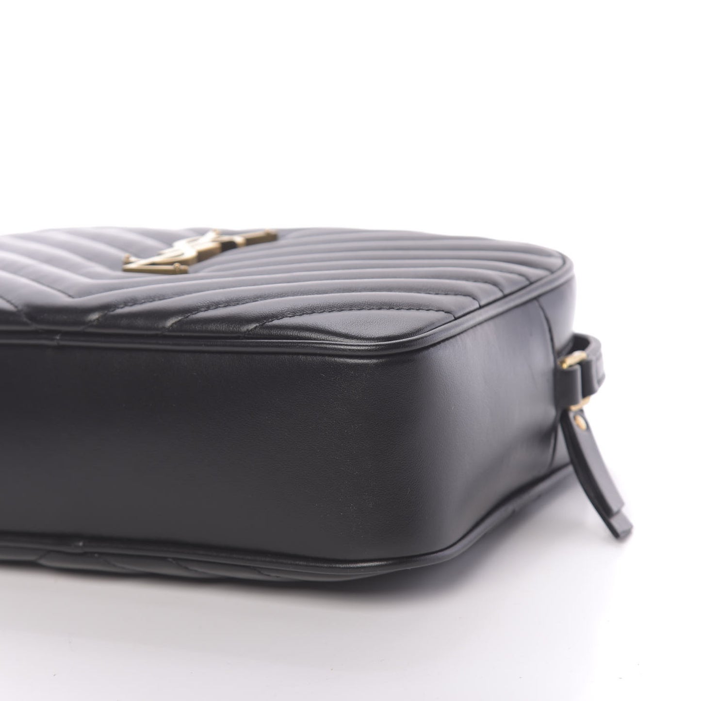 Calfskin Matelasse Monogram Lou Camera Bag Black