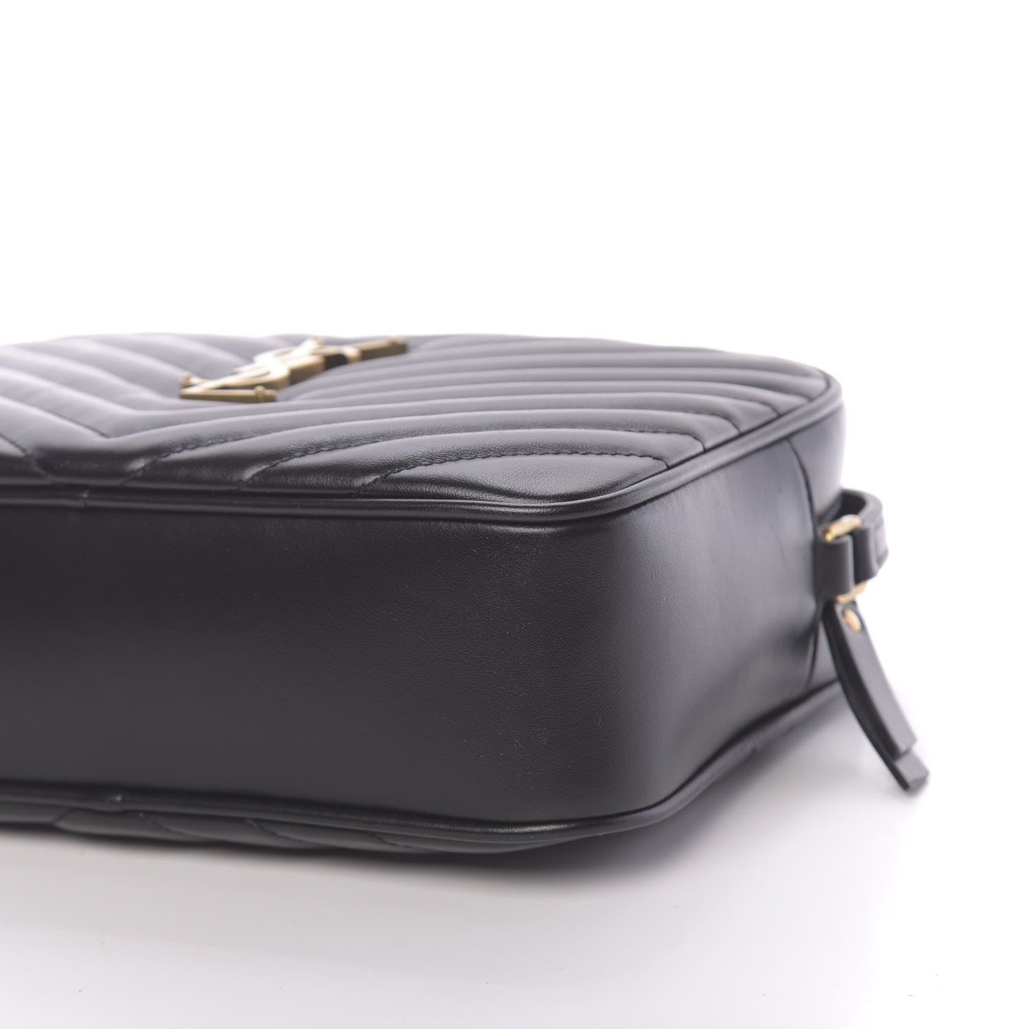 Saint Laurent Calfskin Matelasse Monogram Lou Camera Bag Black 9 of 10