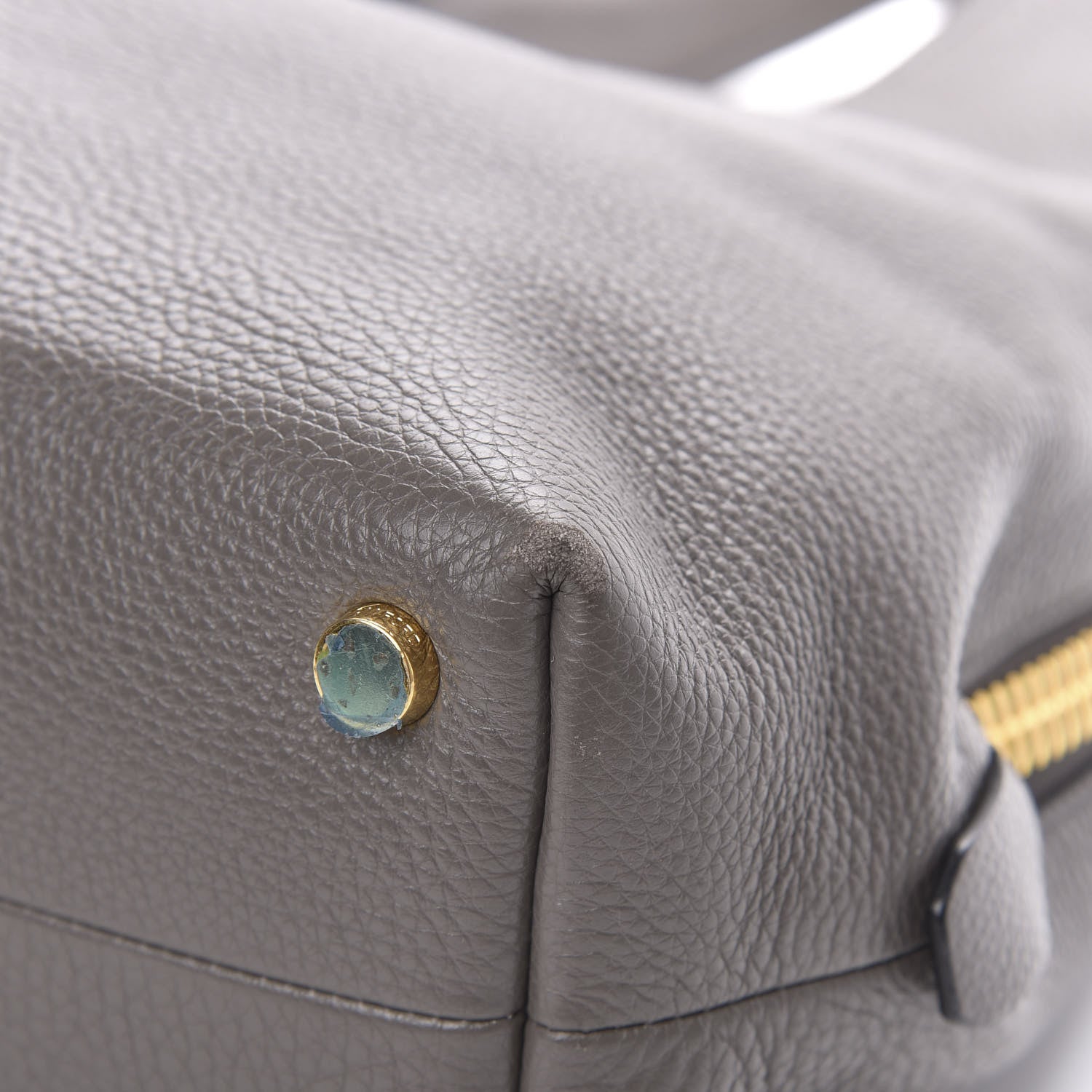 Tom Ford Pebbled Calfskin Jennifer Side-Zip Hobo Warm Taupe 10 of 12