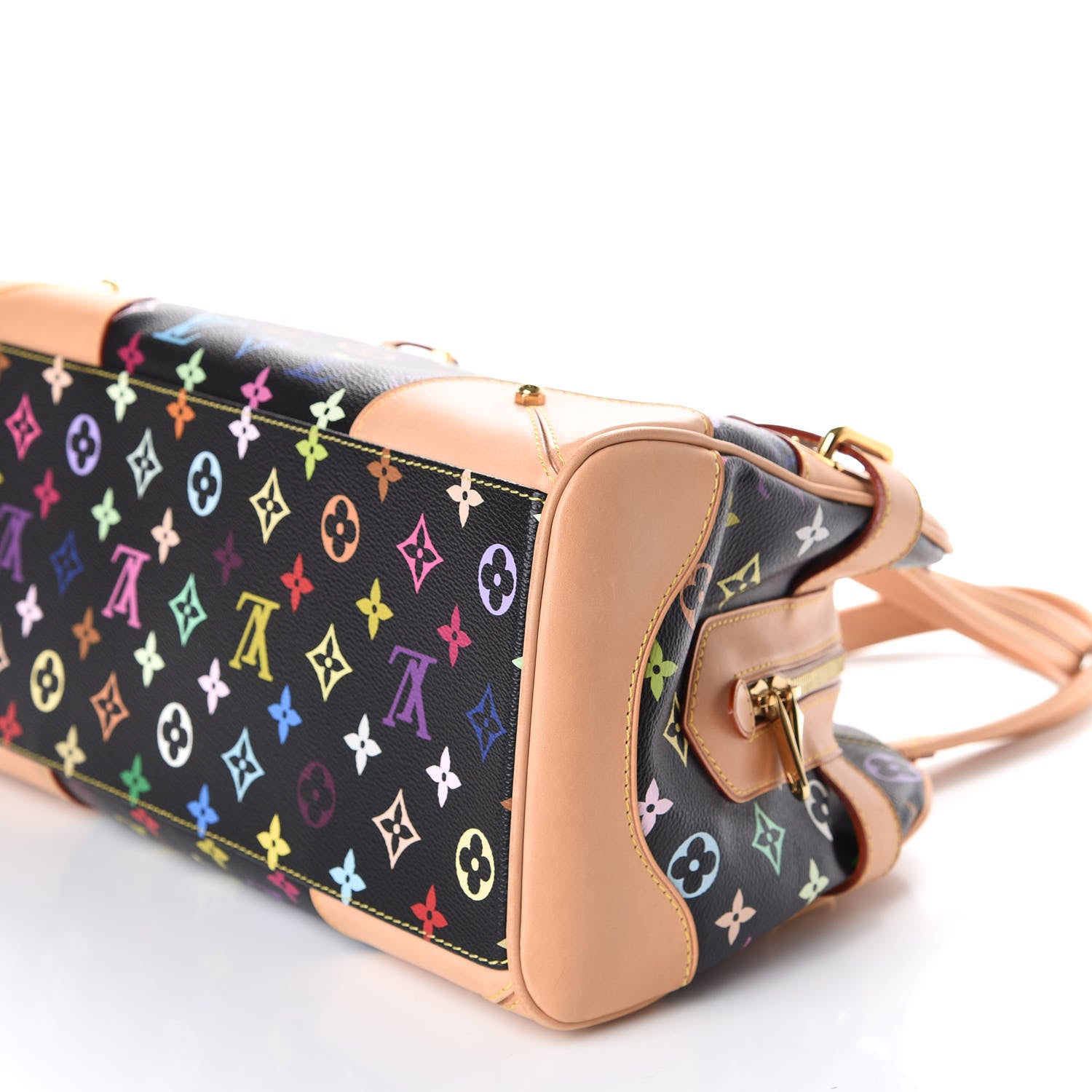 Louis Vuitton Monogram Multicolor Claudia Black 6 of 9