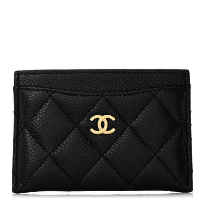 Chanel Caviar Quilted Card Holder Black 1 of 9