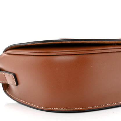 Celine Smooth Calfskin Cuir Triomphe Folco Crossbody Bag Tan 10 of 11