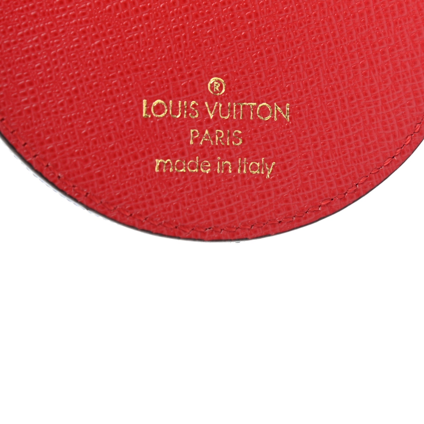 Denim Damier Monogram Patchwork Bag Charm Key Holder