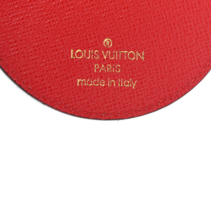 Louis Vuitton Denim Damier Monogram Patchwork Bag Charm Key Holder 3 of 5