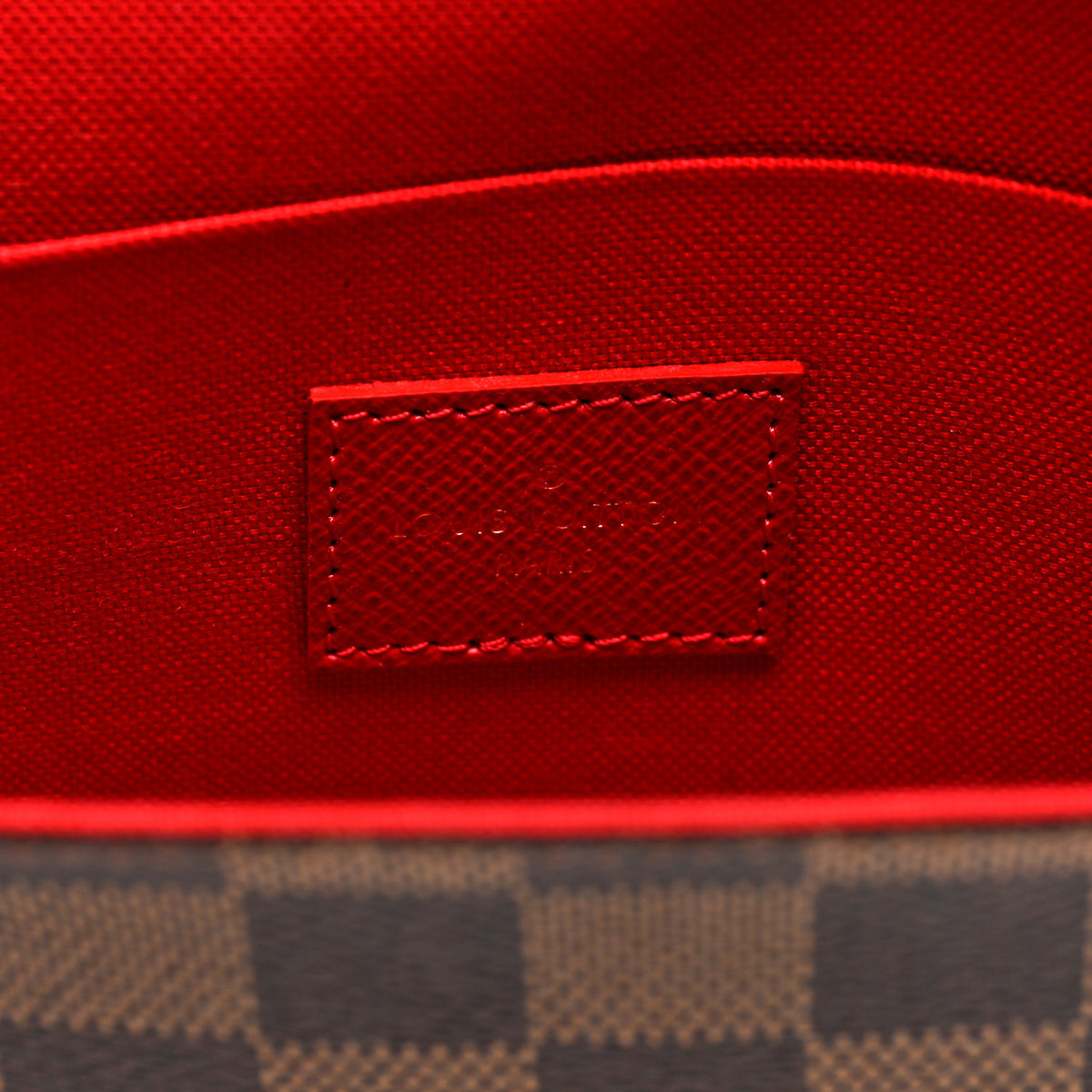 Damier Ebene Pochette Felicie Chain Wallet