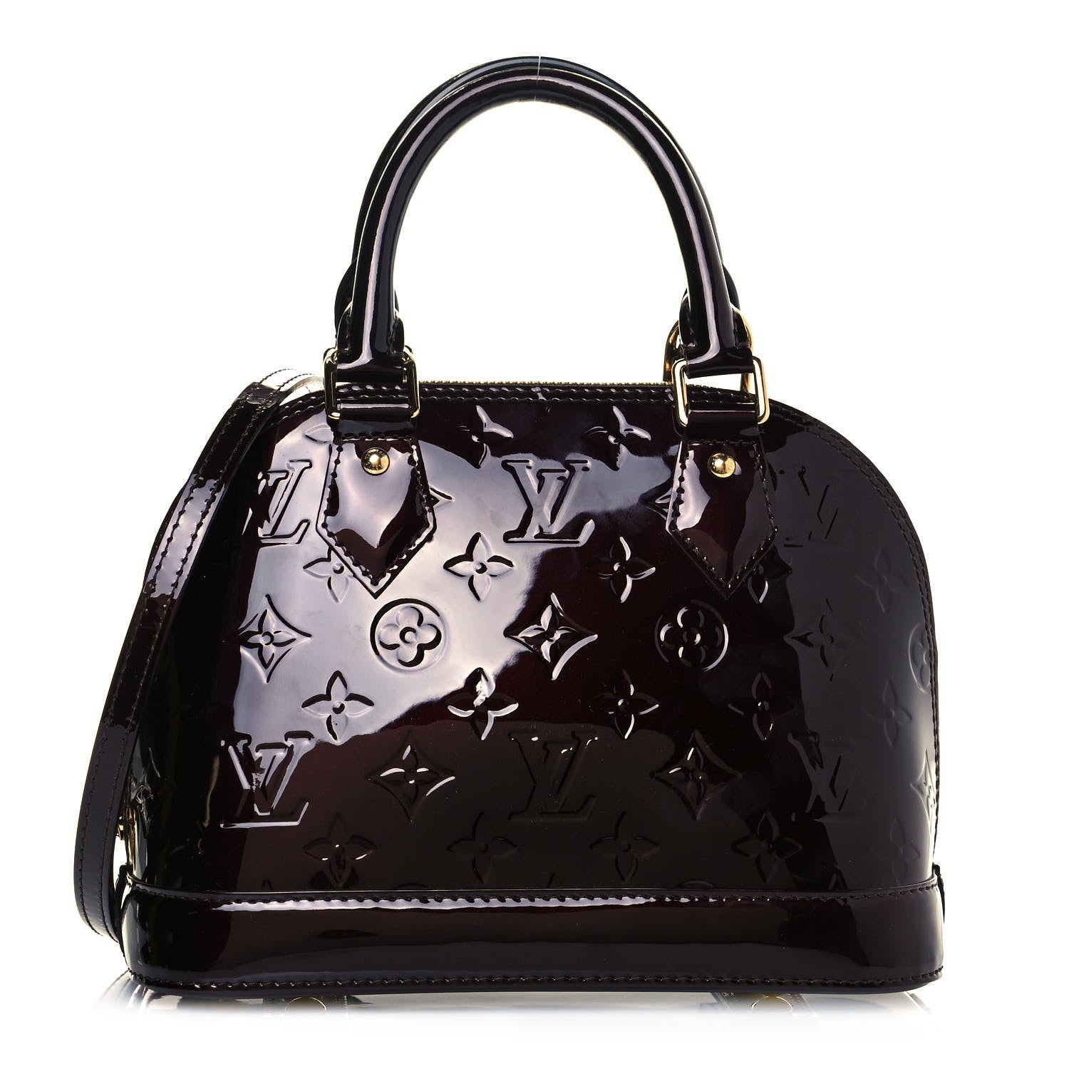 Louis Vuitton Vernis Alma BB Amarante 1 of 11
