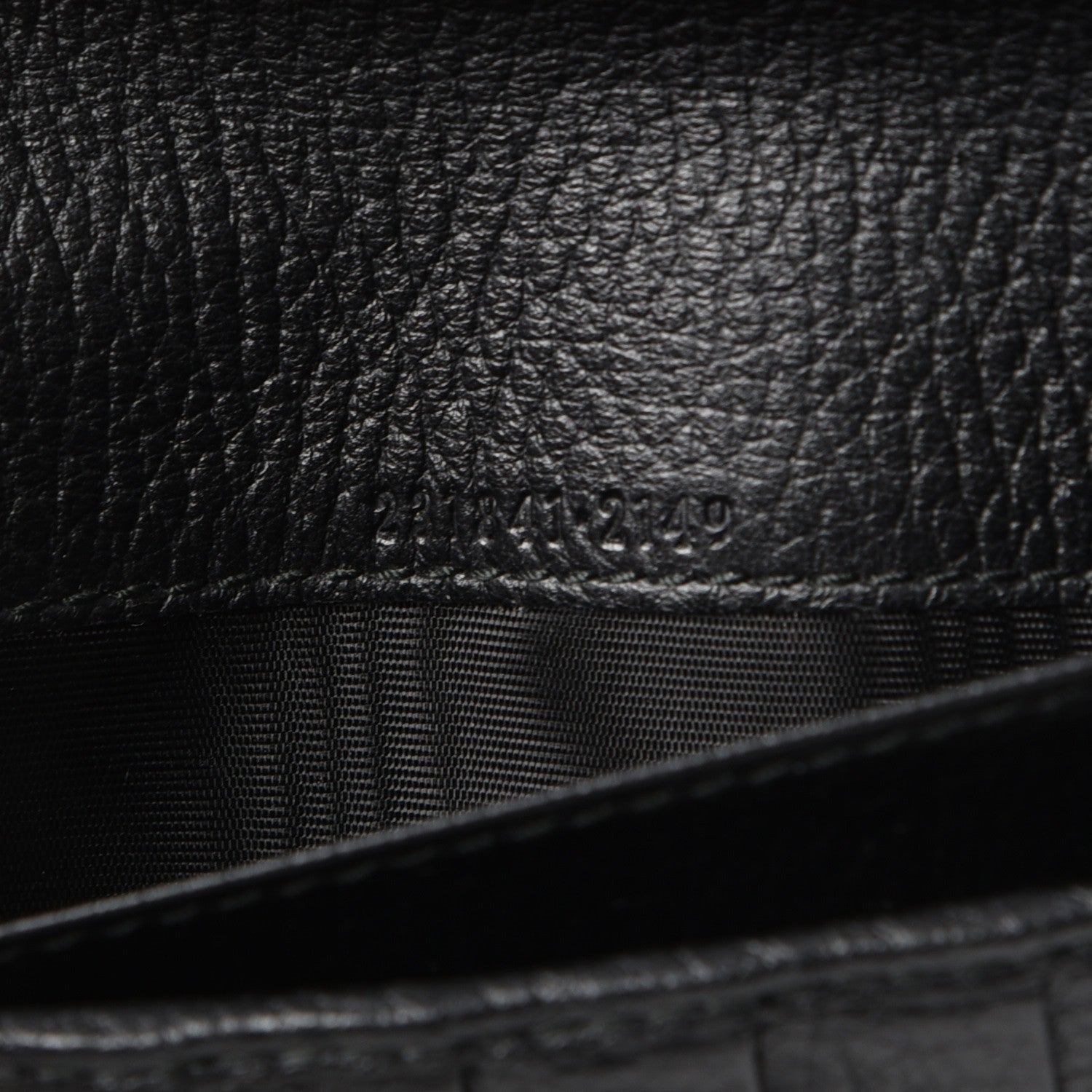 Gucci Dollar Calfskin Punch Continental Flap Wallet Black 8 of 8