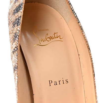 Christian Louboutin Glitter Sirene So Kate 120 Pumps 40 Gold 8 of 8