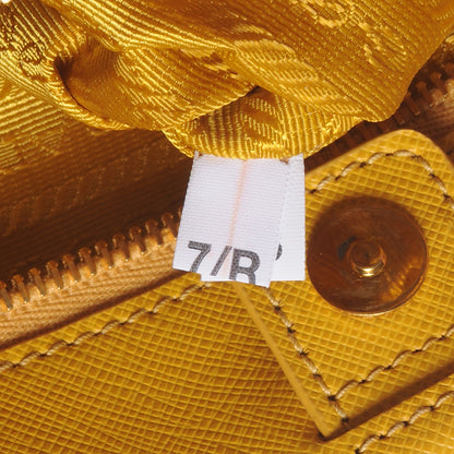 Prada Saffiano Lux Medium Tote Mimosa 9 of 10
