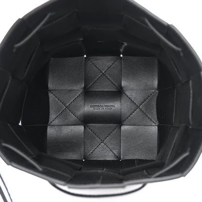 Bottega Veneta Nappa Maxi Intrecciato Small Cassette Bucket Bag Black 5 of 9