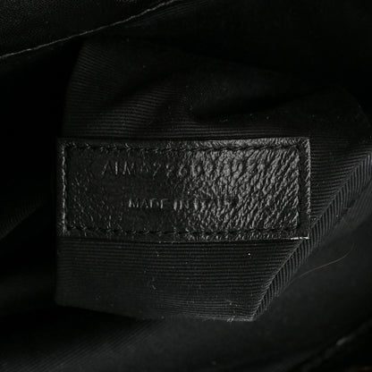 Saint Laurent Lambskin Matelasse Monogram Joe Backpack Black 7 of 11