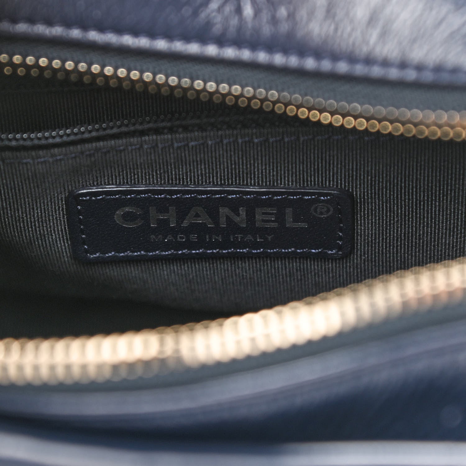 Chanel Tweed Calfskin Small Gabrielle Hobo Blue 6 of 12