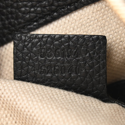 Gucci Pebbled Calfskin Large Soho Hobo Black 7 of 11