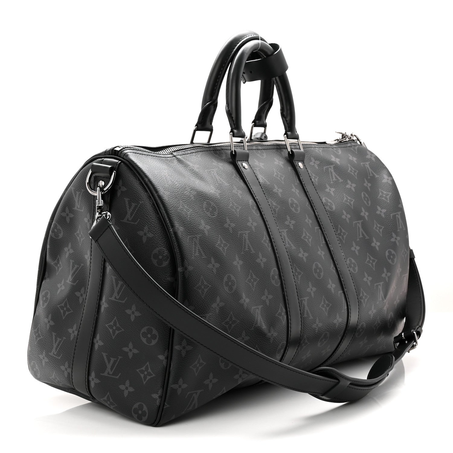 Louis Vuitton Monogram Eclipse Keepall Bandouliere 45 2 of 10