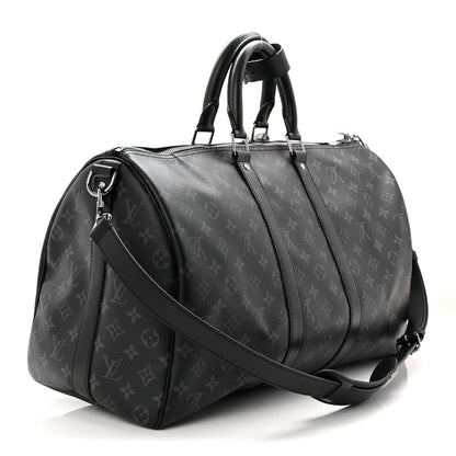 Louis Vuitton Monogram Eclipse Keepall Bandouliere 45 2 of 10