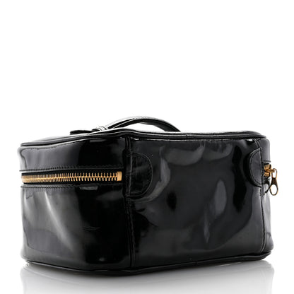Chanel Patent Vanity Cosmetic Case Black 3 of 12