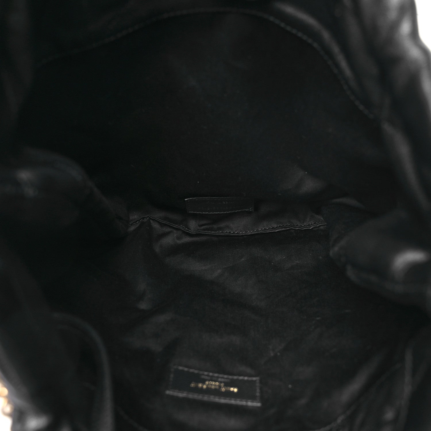 Saint Laurent Lambskin Matelasse Monogram Medium Jamie 4.3 Pochon Black 6 of 12