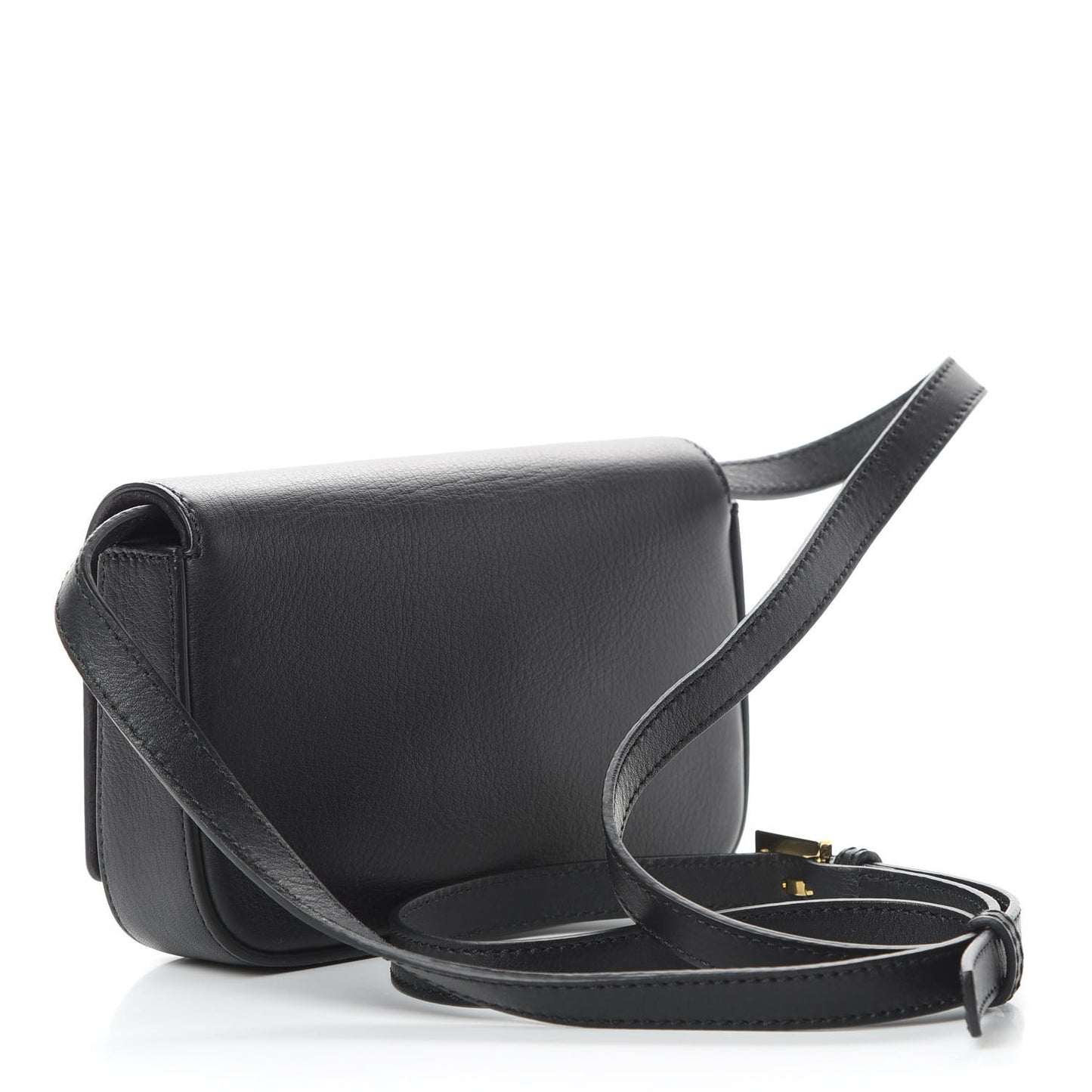 Vitello Dolce Mini 3Baguette Shoulder Bag Black