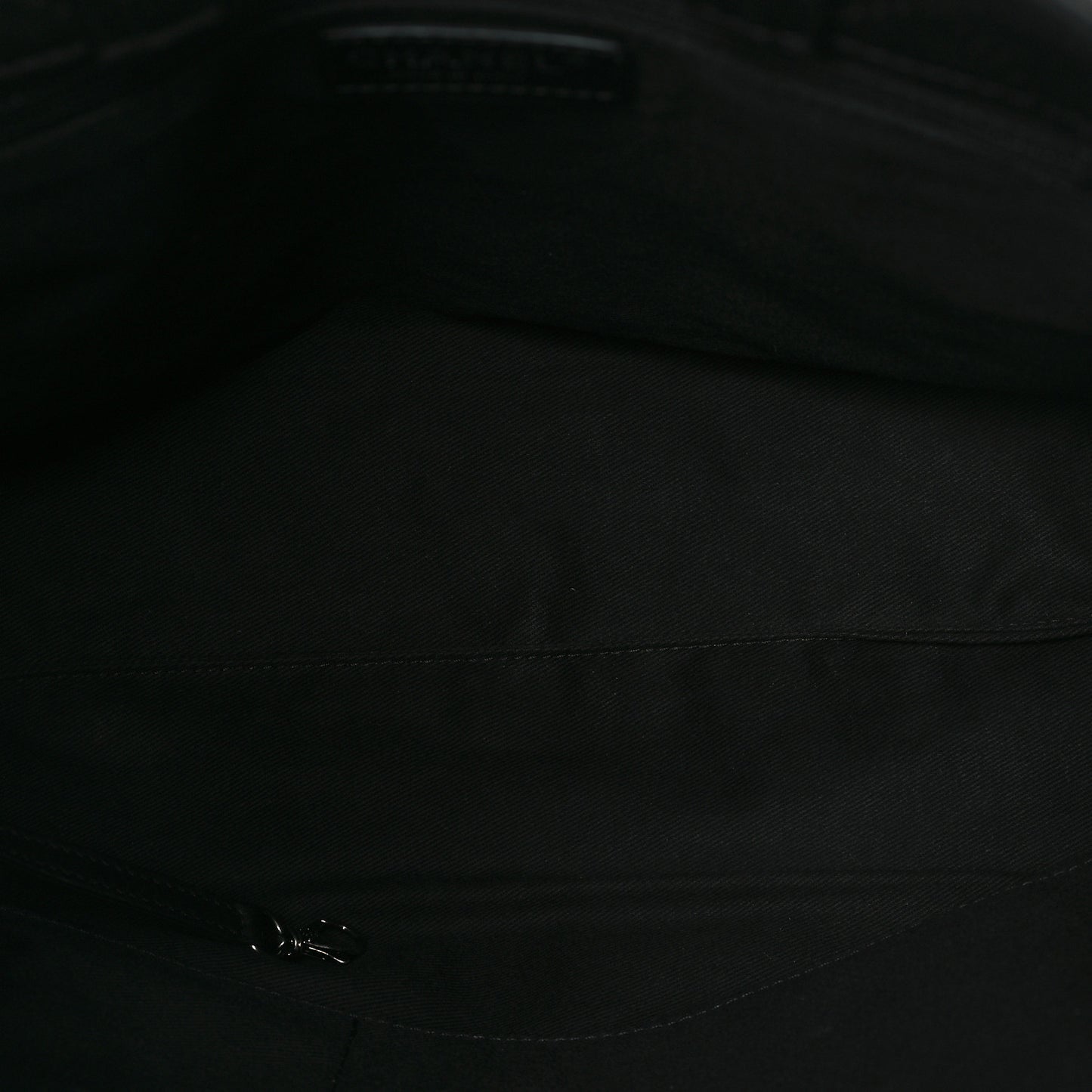 Calfskin CC Pocket Tote Black