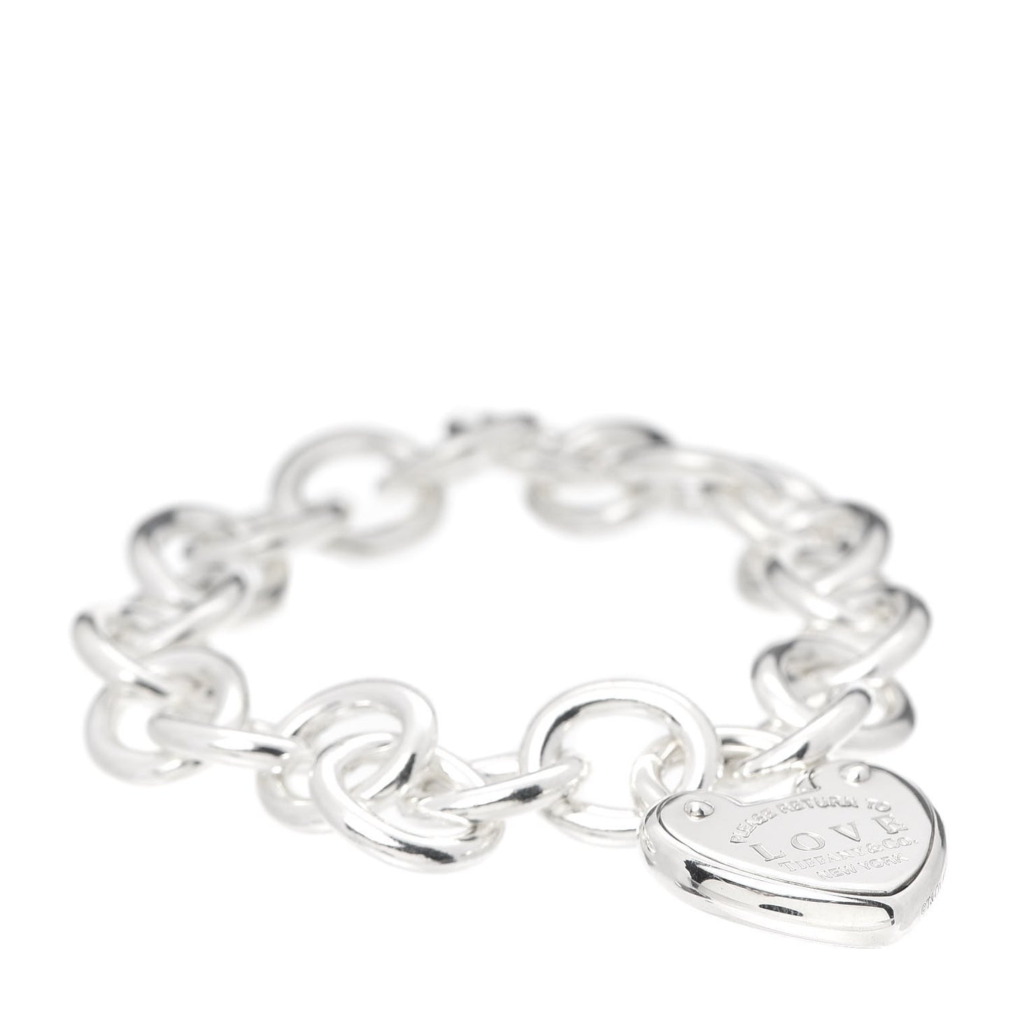 Sterling Silver Return to Love Lock Bracelet