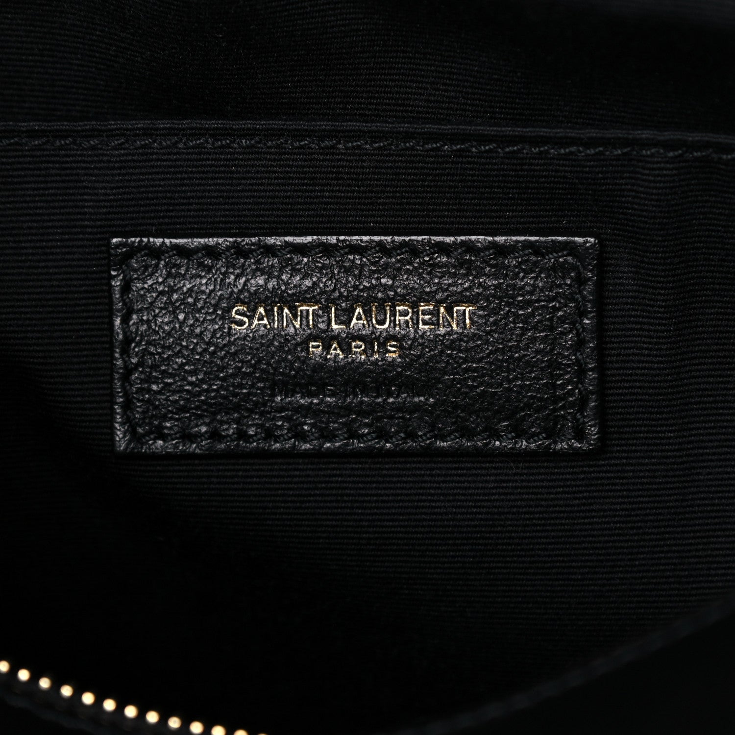 Saint Laurent Calfskin Matelasse Monogram Lou Camera Bag Black 6 of 12