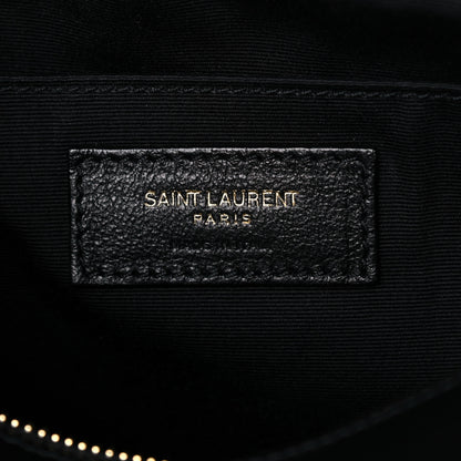Saint Laurent Calfskin Matelasse Monogram Lou Camera Bag Black 6 of 12